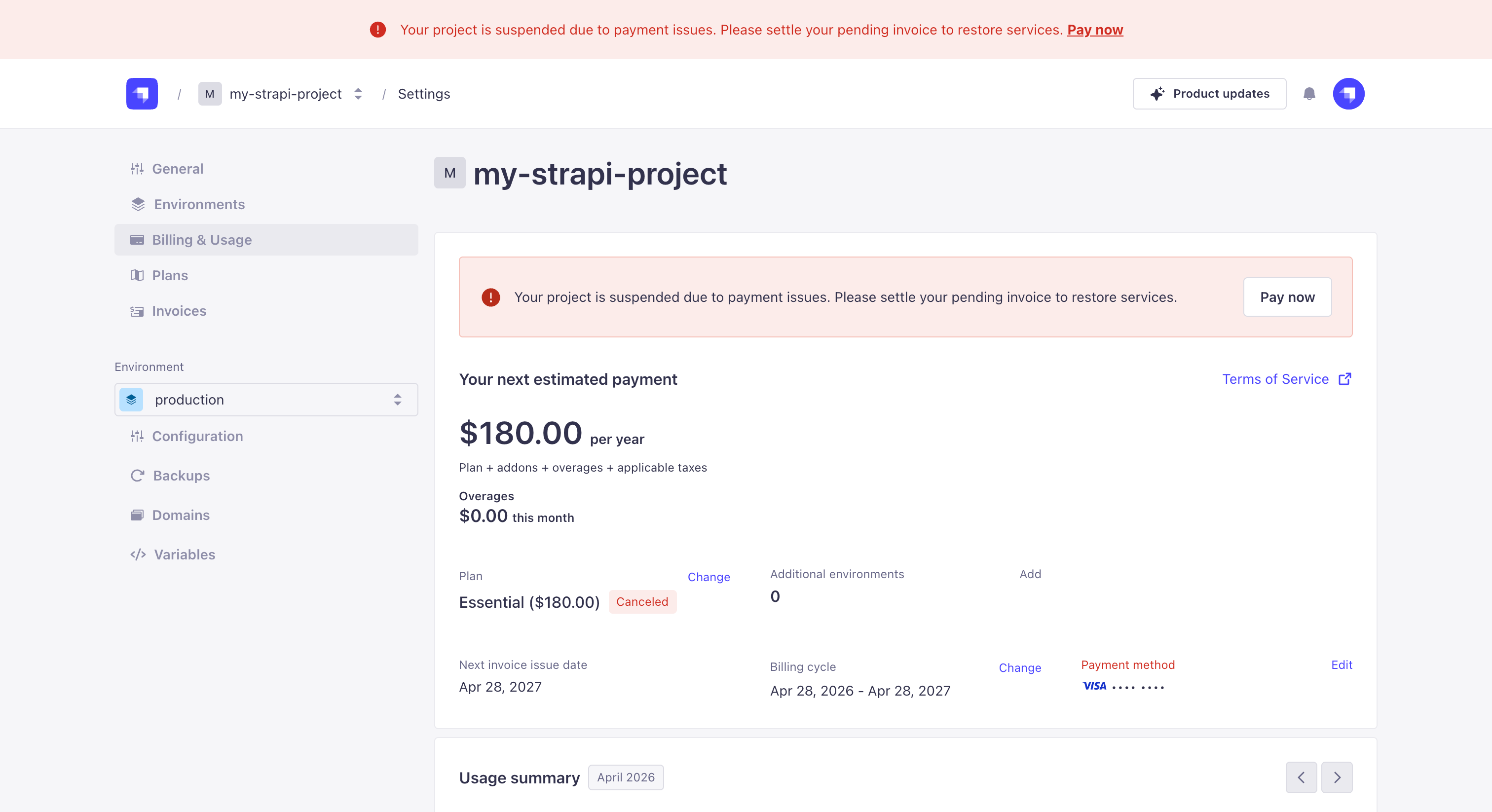 Reactivate subscription